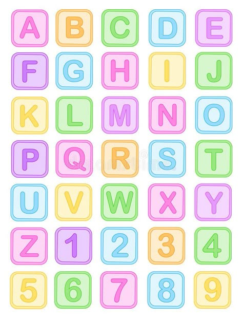 Baby blocks alphabet. Cute colorful baby blocks English alphabet and numbers col , #AD, #Cute, #colorful, #baby, #Baby, #blocks #ad Stickers Bonitos, Letter Styles, Sticker Deco, Colorful Baby, Printable Alphabet Letters, English Phonics, Alphabet Blocks, Alphabet Clipart, Hand Crafts For Kids