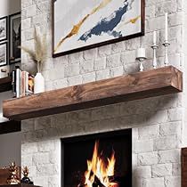 Fireplace Wood Mantel, Faux Fireplace Mantel, Fireplace Rustic, Floating Mantel Shelf, Wood Mantle Fireplace, Custom Fireplace Mantels, Faux Fireplace Mantels, Wooden Mantle, Fireplace Wood