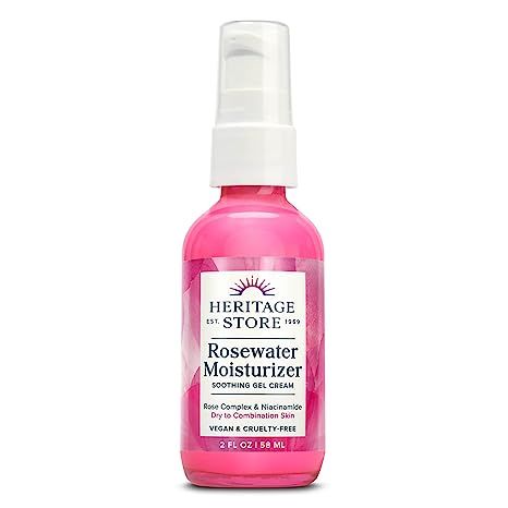 A perfect daytime hydrator, this lightweight face moisturizer for women soothes, refreshes & locks in moisture. Ideal for dry to combination skin, our gentle but hardworking gel cream gives skin a smoother appearance and a natural glow. Hyaluronic Acid and Sodium PCA, powerful humectants, help draw moisture to your skin, while our signature Rose Complex soothes and softens. I adore this moisturizer! For dry skin, it's been perfect! Heritage Store Rosewater, Oily Sensitive Skin, Cream Moisturizer, Soothing Gel, Lightweight Moisturizer, Cream For Dry Skin, Facial Moisturizers, Skin Benefits, Cream Roses