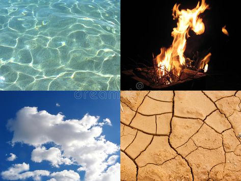 4 Elements Of Nature, Air Element, 4 Element, The Four Elements, Magick Spells, 4 Elements, Dark Energy, Neutral Art, Four Elements