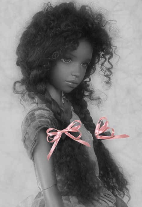 Black Doll Aesthetic, How To Look Like A Doll, Doll Beauty Aesthetic, Pink Doll Aesthetic, Barbie Doll Aesthetic, Doll Icon, Doll Hairstyles, Pinterest Cute, Doll Beauty