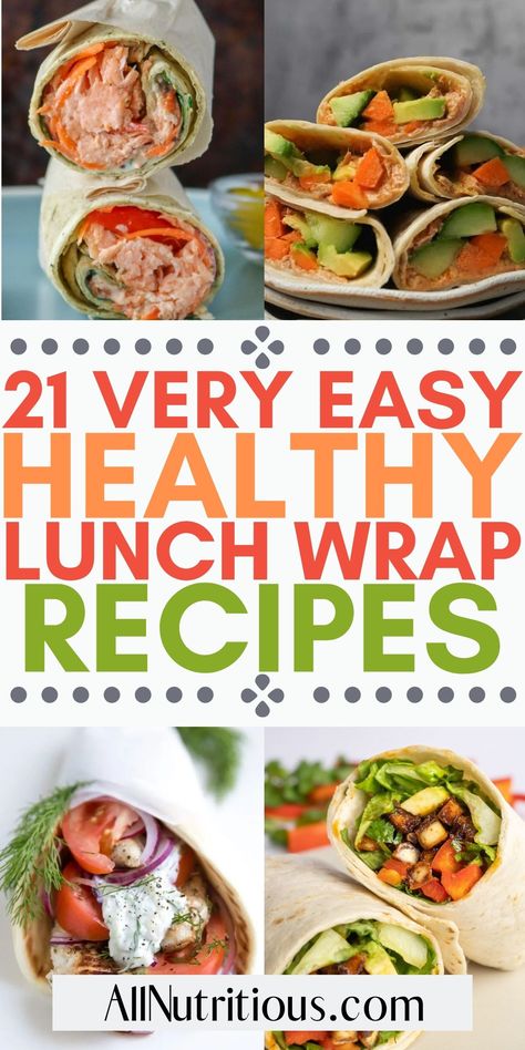 Healthy Wrap Ideas, Healthy Wrap Recipes, Wrap Recipes For Lunch, Healthy Lunch Wraps, Healthy Wrap, Wraps Recipes Healthy, Recipes For Lunch, Gluten Free Wraps, Quick Healthy Lunch