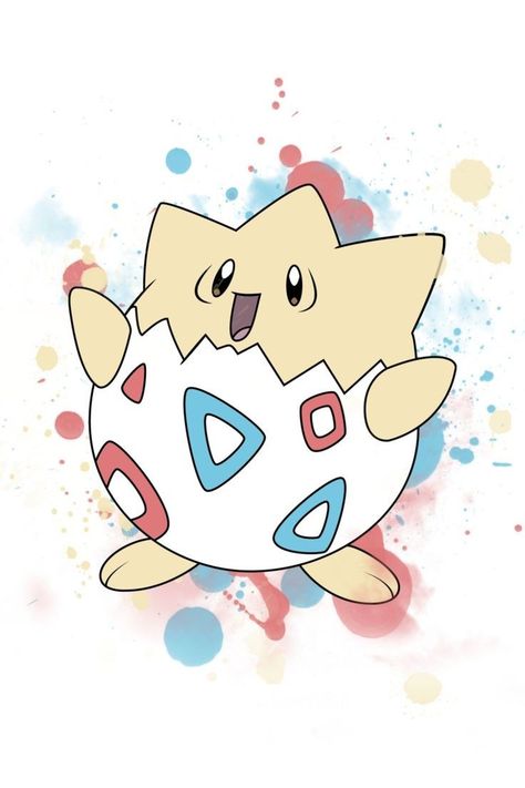 Togepi Pokemon, Pokemon Sleeves, Baby Pokemon, Pokemon Painting, Pokemon Poster, Poster Baby, Pokemon Pocket, Pokemon Tattoo, Cute Doodles Drawings