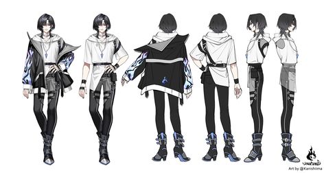 Character Turnaround, Angel And Devil, Art Style Inspiration, Dragon Design, Character Sheet, Character Design Male, Anime Eyes, Cute Anime Guys, Fashion Drawing