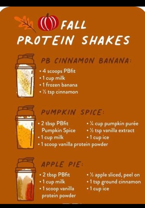 Premier Protein Shakes, Special Drinks, Herbalife Recipes, Protein Treats, Protein Diet, Protein Shake Recipes, Protein Recipes, Bariatric Recipes, Cinnamon Banana