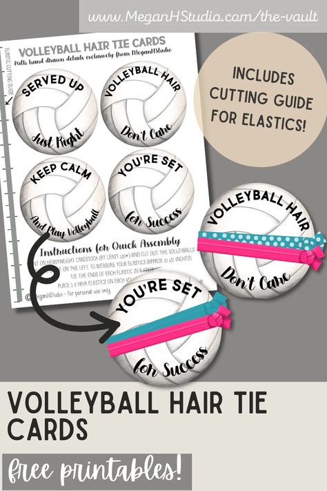 Volleyball Valentines Ideas, Volleyball Team Gifts Diy, Volleyball Team Bonding Activities, Volleyball Artwork, Volleyball Gifts For Players Diy, Diy Volleyball Gifts, Volleyball Printable, Sports Treats, Volleyball Fundraiser