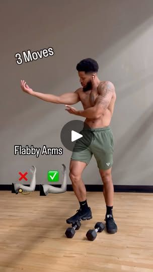 274K views · 11K reactions | Want To Get Rid Of Flabby Arms? Try These‼️
Light Dumbbells Required (3-10 Pounds)✅
Share & Save✅

#armday #armworkout #armfat #exercise #motivation #fitness #getfit #personaltrainer #reels #explore #viral #worthyfitness | Quinton Jackson Excercise Arms, Dumbell Workouts, Get Rid Of Flabby Arms, Dumbell Workout, Arm Workouts, Flabby Arms, Arm Fat, Biceps And Triceps, Exercise Motivation