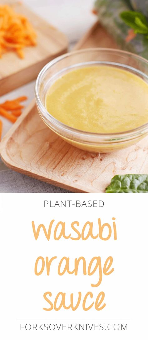 This vegan sauce is great as a tasty salad dressing. I often make a double batch so I have enough for future meals. Try it today. Wasabi Soy Dressing, Sweet Wasabi Sauce, Raw Vegan Sauces And Dressings, Wasabi Dressing Creamy, Tahini Soy Sauce Dressing, Vegan For A Week, Vegan Hummus, Vegan Whipped Cream, Healthy Vegan Breakfast