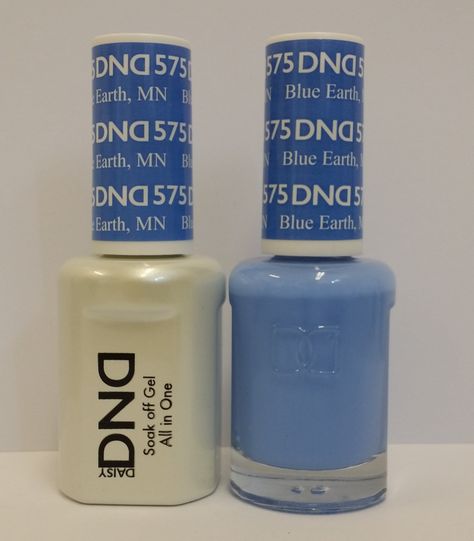 DND Nail Polish Gel & Matching Lacquer Set - 575 Blue Earth - Walmart.com Essie Gel Polish, Dnd Gel Nail Polish, Dnd Nail Polish, Gel Nail Removal, Luminous Nails, Summer Gel Nails, Nail Designs Pictures, Nail Polish Gel, Sally Hansen Miracle Gel