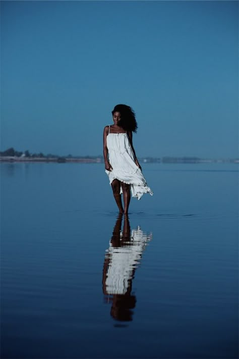 Standing On Water Photoshoot, Plus Size Water Photoshoot, Walk On Water Photoshoot, Standing On Water Photography, Stool In Water Photoshoot, Walking On Water Photoshoot, Walking On Water Photography, Lilith Energy, Rebranding Photoshoot