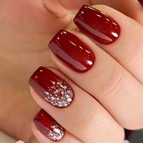 Red Summer Nails, Manicure Nail Designs, Christmas Gel, Christmas Gel Nails, Valentine Nails, Red Nail, Hot Nails, Xmas Nails, Classy Nails