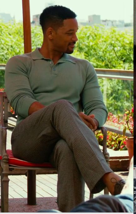 WILL SMITH "FOCUS" FASHION Will Smith Focus Style, Will Smith Haircut, Will Smith Outfits, Will Smith Fashion, Black Hairstyles With Weave, Blazer Outfits Men, Black Men Haircuts, Mens Casual Outfits Summer, Men Fashion Casual Outfits