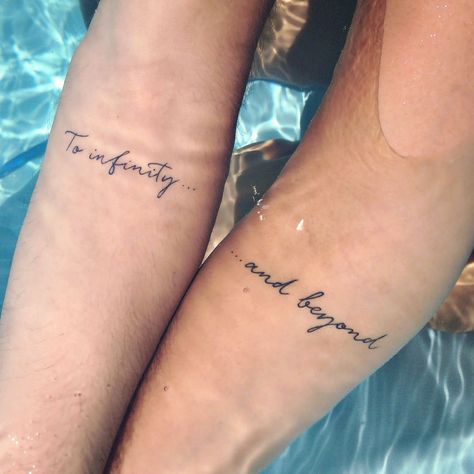 Couple tattoo Ideas Cousin Tattoos, Best Couple Tattoos, Matching Best Friend Tattoos, Cute Couple Tattoos, Couple Tattoos Unique, Couples Tattoo Designs, Inspiration Tattoos, Bff Tattoos, Matching Couple Tattoos