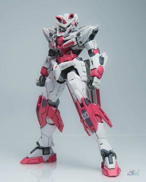 00 Qant Custom, Hello Kitty Gundam, Gundam Kitbash, Tech Armor, Robot Sketch, Gundam Exia, Gundam Toys, Gunpla Custom Build, Custom Gunpla