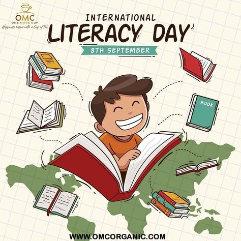 #omcorganic #One_More_Cup #literacyday2022 #internationalliteracyday International Literacy Day reminds us that it is extremely important to literate each and every person to bring the desired change!! #regulartea #herbaltea #hibiscustea #dandelion #chamomile #butterfly #slimmingtea #masalakahwatea #afternoontea #nighttea #herbaltea #buynow www.omcorganic.com #Amazon - https://www.amazon.in/s?me=A4PJ2B4SA8RI6 World Literacy Day, World Reading Day, App Development Design, Literature Posters, International Literacy Day, Family Literacy, Importance Of Reading, Literacy Day, Literacy Coaching