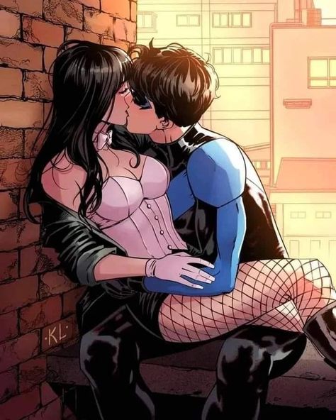 Nightwing Zatanna, Relationship Comics, Dc Comics Artwork, Dc Comics Characters, Batman Family, Batman Art, Dc Characters, Batman Comics, Dc Comics Art