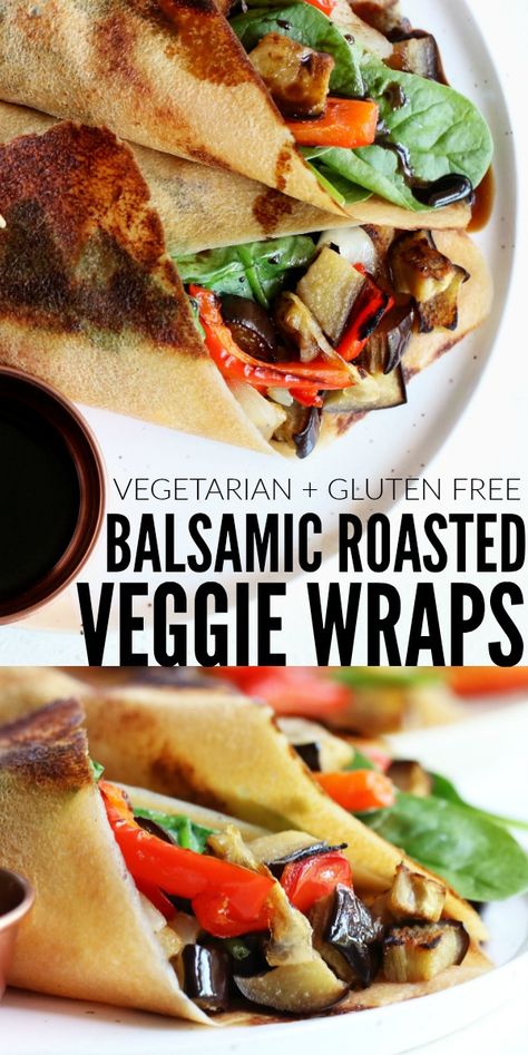 These low carb, gluten free, and vegetarian Balsamic Roasted Veggie Wraps are perfect for an easy weeknight meal or meal prepped lunch! Way easier to make than you think!! thetoastedpinenut.com #thetoastedpinenut #lowcarb #glutenfree #vegetarian #lunch #weeknight meal #veggie #goat cheese #wraps #coconutwraps #eggplant #peppers Cheese Wraps, Veggie Wraps, Vegetarian Lunch, Prepped Lunches, Low Carb Gluten Free, Lunch Meal Prep, Low Carb Meals Easy, Easy Weeknight, Wrap Recipes