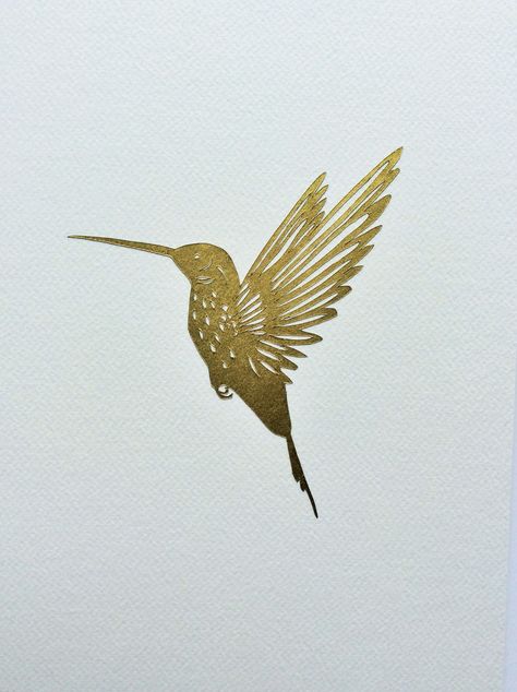 Hummingbird Logo, Branding 2023, Hummingbird Illustration, Gold Hummingbird, Resin Stickers, Cosmetics Packaging, Paper Sculptures, Black Cape, Logo Name