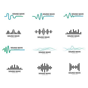 Sound Waves Design, Sound Logo, Dog Logo Design, Music Waves, Music Logo Design, Wave Logo, Lab Logo, Waves Icon, Wave Illustration