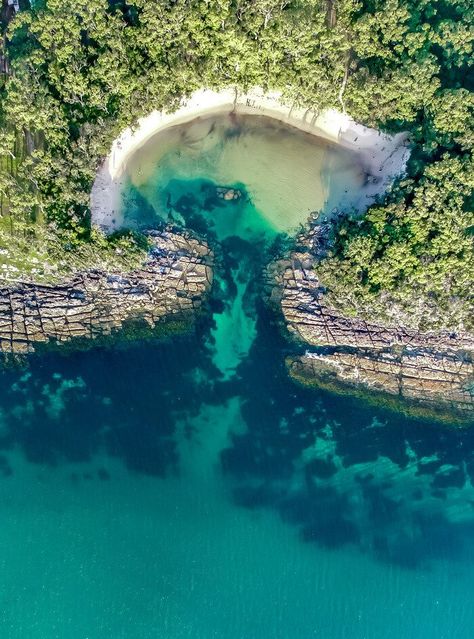 honeymoon bay australia from above Palm Beach Nsw, Coogee Beach, South Coast Nsw, Jervis Bay, Beach Honeymoon, New South Wales Australia, Secluded Beach, Romantic Getaway, Nsw Australia