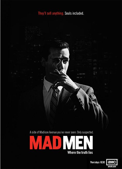 #MadMen Mad Men Don, Mad Men Poster, Mad Men Fashion, Don Draper, Jon Hamm, Teddy Boys, Mad World, Madison Avenue, Film Posters