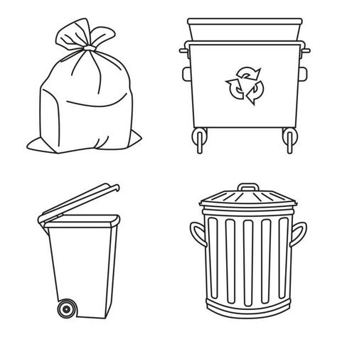 900+ Trash Bag Drawing Stock Illustrations, Royalty-Free Vector Graphics & Clip Art - iStock Trash Bag Tattoo, Trash Bag Drawing, Trash Drawing, Trash Can Drawing, Trash Can Drawing Simple, Trash Illustration, Trash Bag Illustration, Garbage Can Drawing, Trash Can Illustration