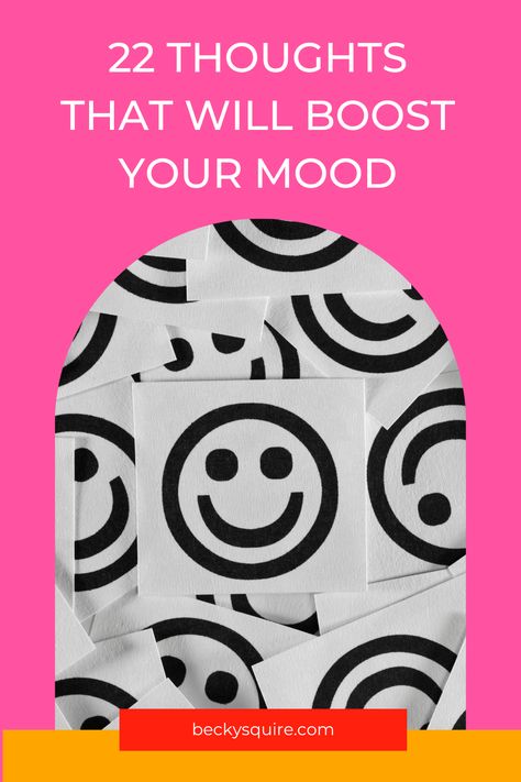 If you’ve ever been to therapy (and if you haven’t, you should), you probably know the power your thoughts have. When life feels challenging or overwhelming, you can literally boost your mood with just the right thought work. Positive thoughts are powerful statements that we … The post 22 Thoughts That Will Boost Your Mood appeared first on Becky Squire. Thought Work, Powerful Statements, I Will Rise, Personal Revelation, Light Of Christ, Boost Your Mood, I Am Worthy, Achieving Goals, Positive Emotions