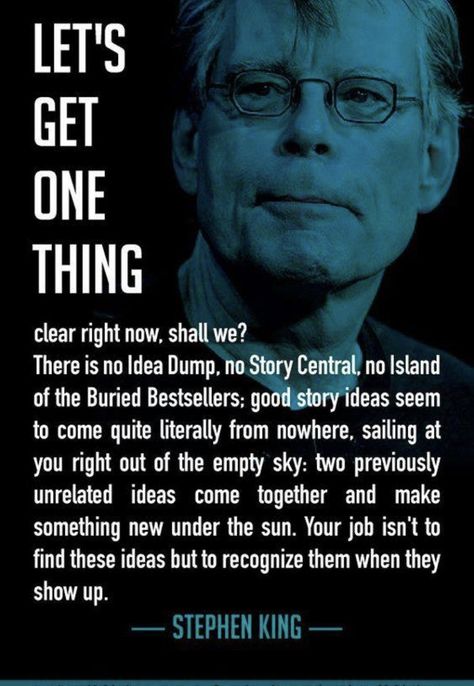 Stephen King On Writing, On Writing Stephen King, Stephen King Writing Tips, Stephen King Quotes Writing, Stephen King Writing, Stephen King Quotes, King Quotes, A Writer's Life, Creative Writing Tips