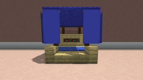 Minecraft Canopy, Minecraft Canopy Bed, Bed In Minecraft, Minecraft Blocks, Canopy Bed, Minecraft Designs, Texture Packs, Minecraft Houses, Ask For Help