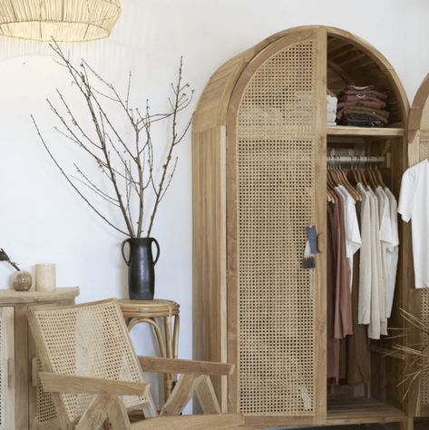 Arched Wardrobe, Teak Wardrobe, Clothes Hanging Rack, Arched Cabinet, Clothes Hanging, Beautiful Cabinet, Wardrobe Furniture, Hanging Rack, Stylish Storage Solutions