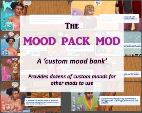 [Mod] Lumpinou's Mood Pack Mod | Patreon Sims 4 Cc Interactions Patreon, Sims 4 Cc Social Interactions, Lumpinou's Sims 4 Mods Patreon, Sims 4 Emotions Mod, Sims 4 Lot Mods, Sims 4 Lumpinou Mods, Lumpinou's Sims 4 Mods, Sims 4 Mood Mod, Sims 4 Famous Mod