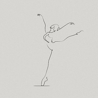 Minimalist Dance Tattoo, Tattoo Dance Symbol, Dance Quote Tattoos, Dance Cookies, Ballet Tattoos, Ballerina Tattoo, Dancer Tattoo, Minimal Tattoo Designs, Minimal Tattoo Ideas