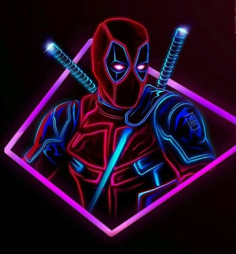 Neon Wallpapers, Deadpool, Phone Wallpaper, Neon, Wallpapers