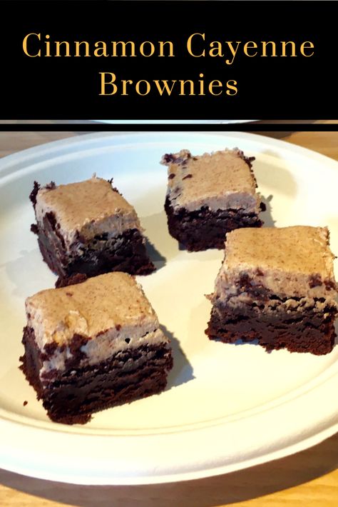 Cayenne Pepper Recipes, Pretzel Brownies, Cinnamon Buttercream, Recipes Brownies, Pepper Recipes, Brownies Chocolate, Cayenne Pepper, Fudgy Brownies, Cayenne Peppers