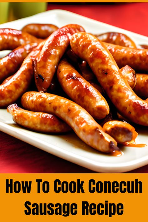 #How To Cook Conecuh Sausage Recipe Conecuh Sausage Recipes Breakfast, Conecha Sausage, Conecuh Sausage Recipes Dinners, Conecuh Sausage Recipes, Jumbolia Recipes, Sausage For Dinner, Conecuh Sausage, Sausage Meals, Easy Sausage Recipes