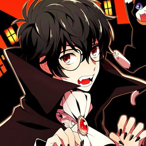 Halloween Matching, Matching Icons, Anime Character, Persona, Halloween, Red, Hair, Anime