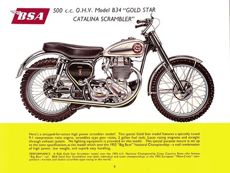 BSA Catalina Bike Posters, Motorcycle Magazine, Bsa Motorcycle, Motorbike Racing, Vintage Motorcycle Posters, Bike Exif, Bike Poster, British Motorcycles, Retro Bike