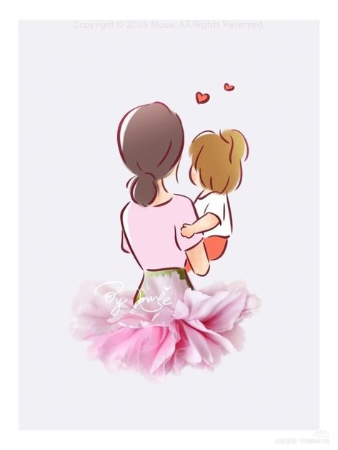 Mothers Day Cartoon Drawing, Mom Daughter Wallpaper, Mother Daughter Dp, Mother And Daughter Wallpaper, Mother Daughter Wallpaper, Mom And Daughter Cartoon, Mom And Daughter Drawing, Mother And Daughter Drawing, Mothers Day Cartoon