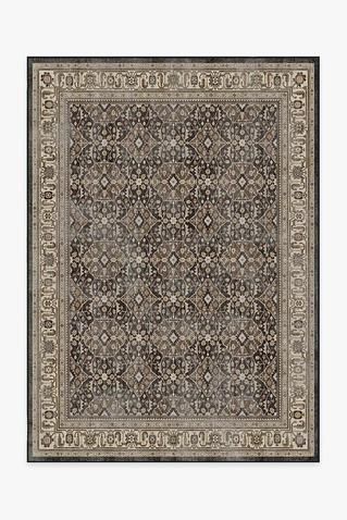 Alessia Dark Wood Rug Creative Bedroom Decor, Ruggable Rugs, Yellow Grey Rug, Rug Placement, Vintage Style Rugs, Black White Rug, New Home Decor Ideas, Ruggable Rug, Farmhouse Area Rugs