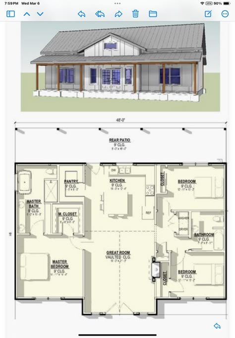 3 Bedroom Home Floor Plans Barndominium, Barndominium Ideas With Upstairs, 50x30 House Plans Layout, Simple Barndominium Ideas 4 Bedroom, Small Barndominium Ideas Interiors, Custom Home Features, 5 Bedroom Barndominium, Barndominium Ideas 4 Bedroom, Barndominium Ideas 5 Bedroom