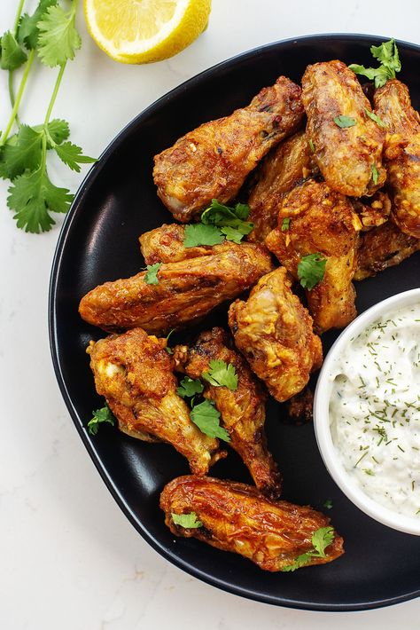 Greek Chicken Wings, Air Fried Lemon Pepper Wings, Airfryer Lemon Pepper Wings, Game Day Wings Air Fryer, Lemon Pepper Wings Air Fryer, Greek Wings, Airfryer Chicken Wings Lemon Pepper, Wings In The Air Fryer, Easy Greek Chicken