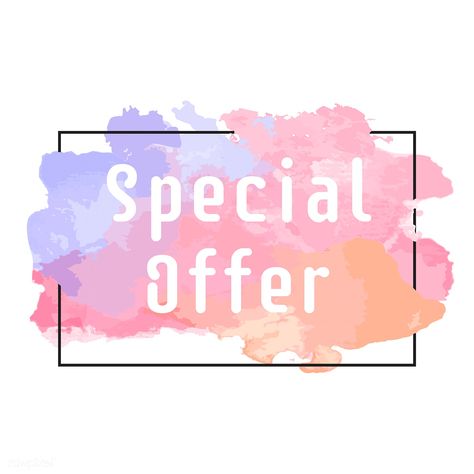 Special offer promotion sign vector | free image by rawpixel.com / sasi New Service Alert Post, Special Offer Design, Free Shipping Image, Salon Promotions, Undercut Designs, Lash Quotes, Salon Quotes, Body Shop At Home, Salon Suites