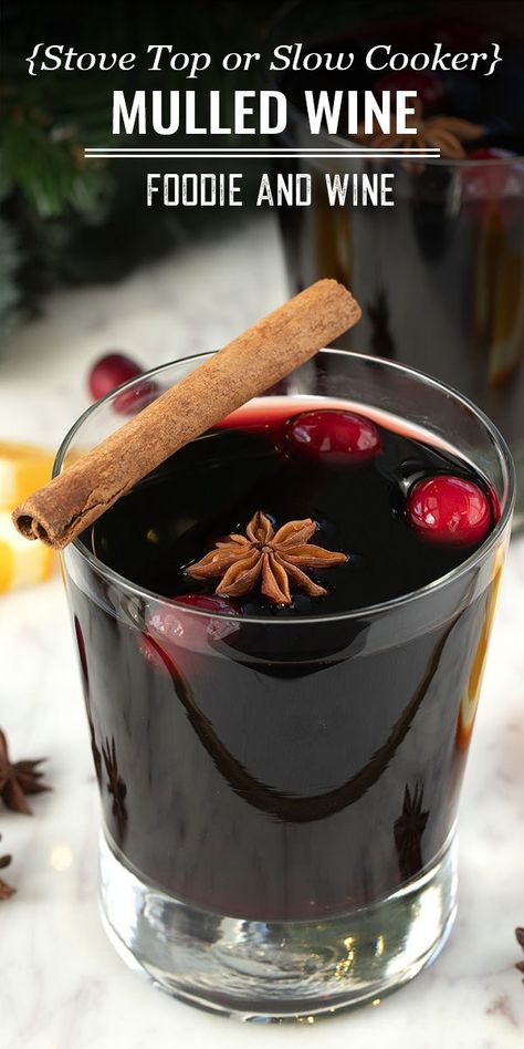 No holiday celebration or Christmas market is complete without a batch of mulled wine. This Mulled wine recipe, also called Glühwein in Germany, is a hot wine-based drink that conjures images of a cold winter night and holiday celebrations. This Christmas cocktail is ready in only 20 minutes. Christmas Mulled Wine Recipe, Best Mulled Wine Recipe, Easy Mulled Wine, Spiced Wine Recipe, Gluhwein Recipe, Hot Wine, Cocktail Recipes Tequila, Mulled Wine Recipe, New Years Appetizers