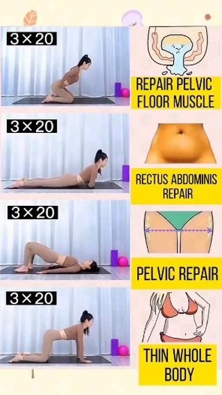 Instagram Modele Fitness, Belly Workout Challenge, Kegel Exercise, Quick Workout Routine, Workout Without Gym, Floor Workouts, Post Partum Workout, Bodyweight Workout Beginner, Trening Pilates