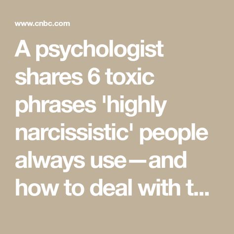 A psychologist shares 6 toxic phrases 'highly narcissistic' people always use—and how to deal with them Dr Ramani, Insecure People, Narcissistic People, Lack Of Empathy, I Dont Have Time, I Hope You Know, Dont You Know, Family Therapy, Do It Anyway