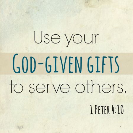 #Blessing: Use your God-given gifts to serve others (1 Peter 4:10). 1 Peter 4 10, 1 Peter 4, Focus On The Family, Mission Trips, Serve Others, Mission Trip, Serve God, Serving Others, 1 Peter