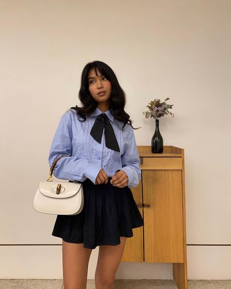 Mishti Rahman Outfits, Oversized Polo Outfit Women Korean, Misti Rahman, Mishti Rahman, Zoya Nazyalensky, King Of Scars, Midsize Outfit, Corporate Baddie, Women Back