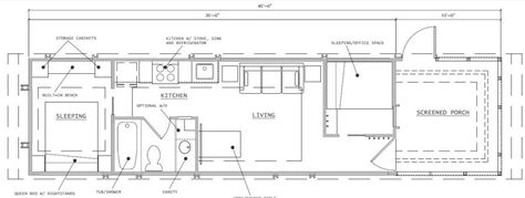 Two Bedroom Tiny House, Bedroom Tiny House, 2 Bedroom Floor Plans, Bedroom Floor Plans, Two Bedroom, Tiny Homes, Bunk Beds, Glamping, The Space