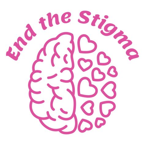 End the stigma badge PNG Design Stop The Stigma, End The Stigma, Vector Artwork, Create T Shirt, Design Ad, Design Quotes, Png Design, Svg Design, Png Image