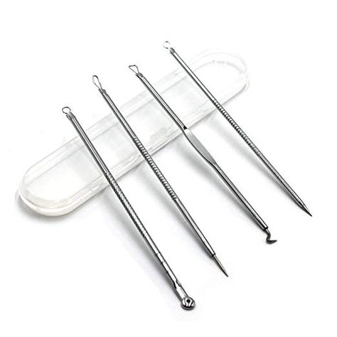 Blackheads On Cheeks, Blackhead Removal Tool, Pimple Popper Tool, Cystic Pimple, Pimple Extractor, Blackhead Remover Diy, Comedone Extractor, Pimples Under The Skin, Blackhead Remover Tool